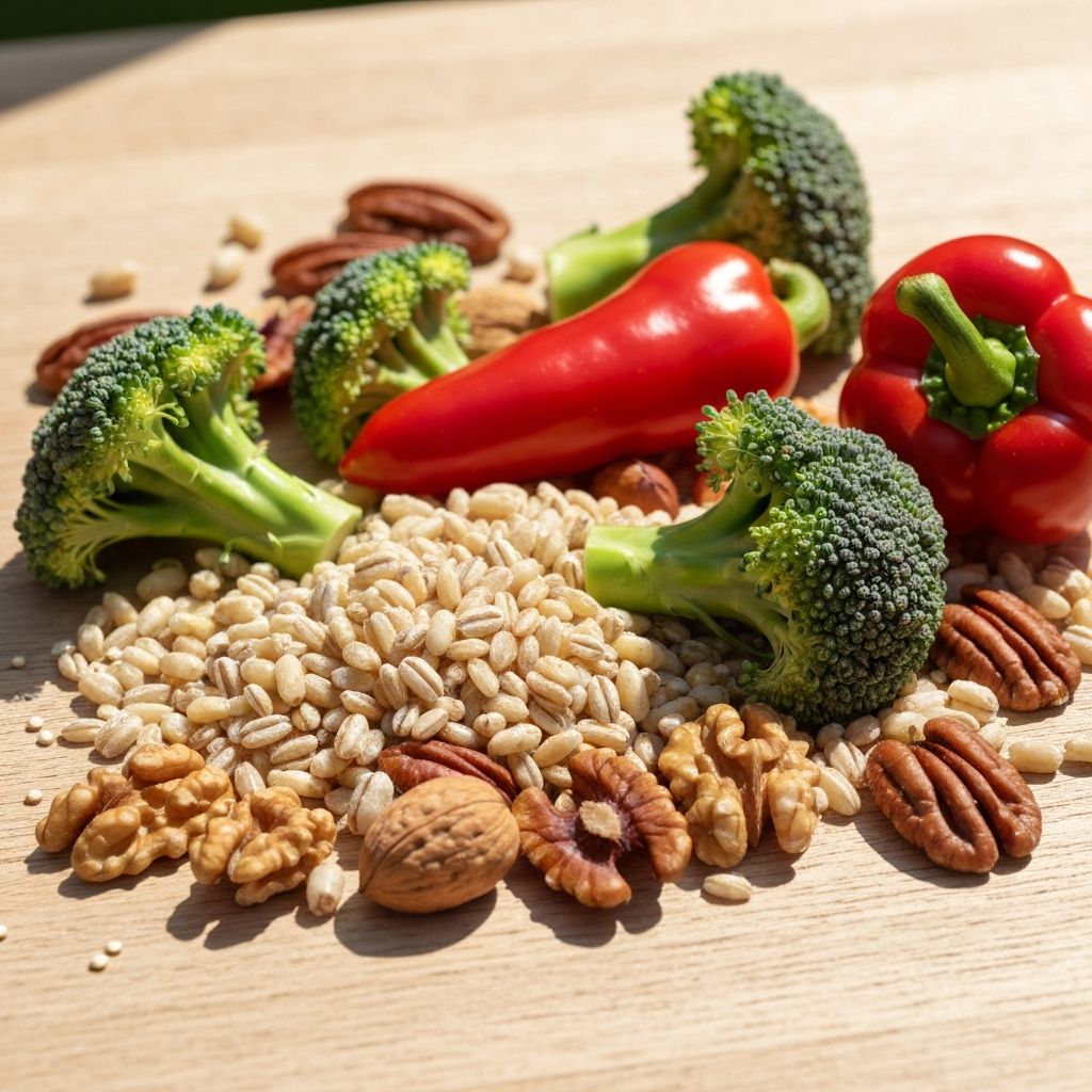 Alimentos saudáveis variados